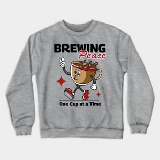 Brewing Peace Crewneck Sweatshirt